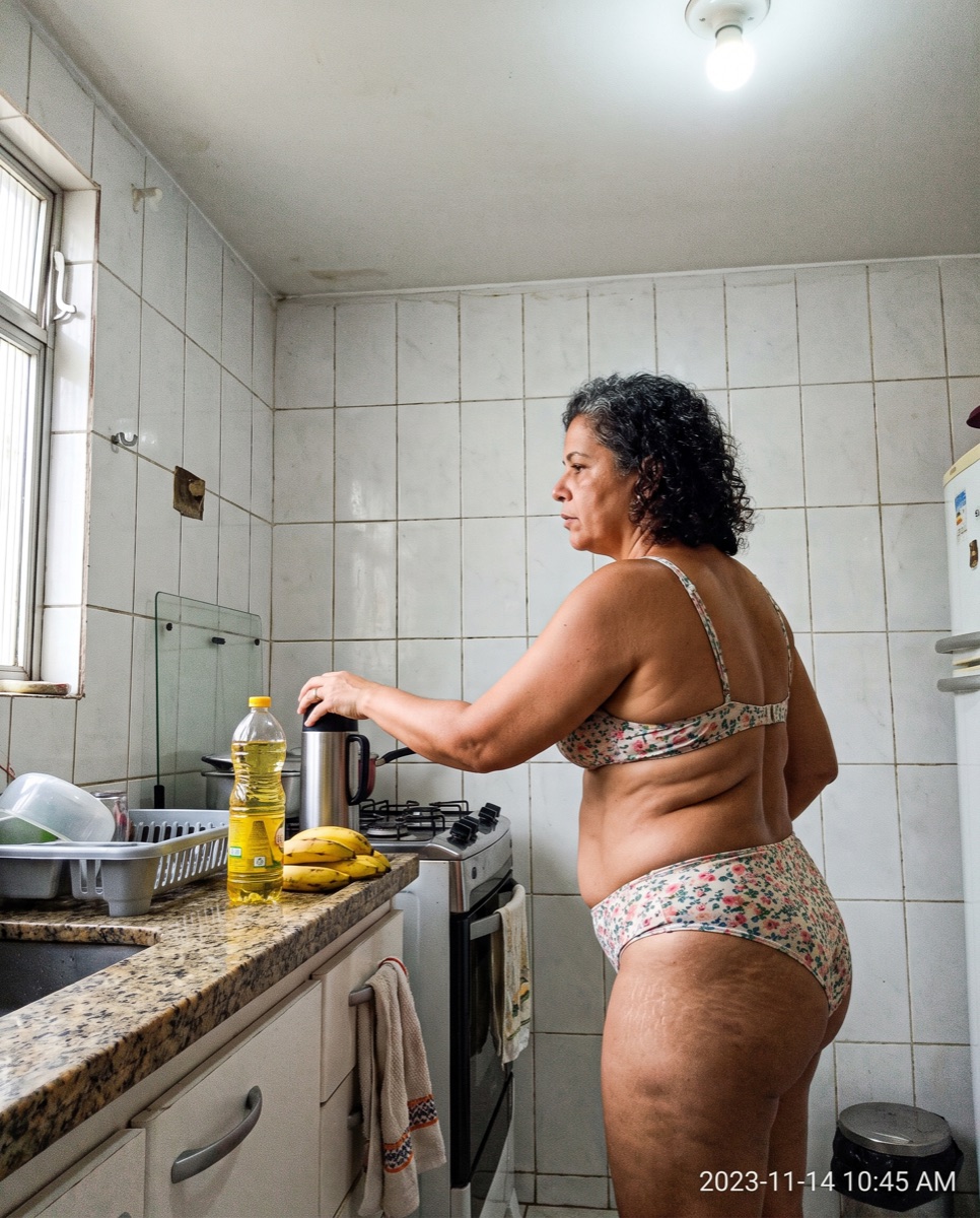 Minha mãe, antes de começar